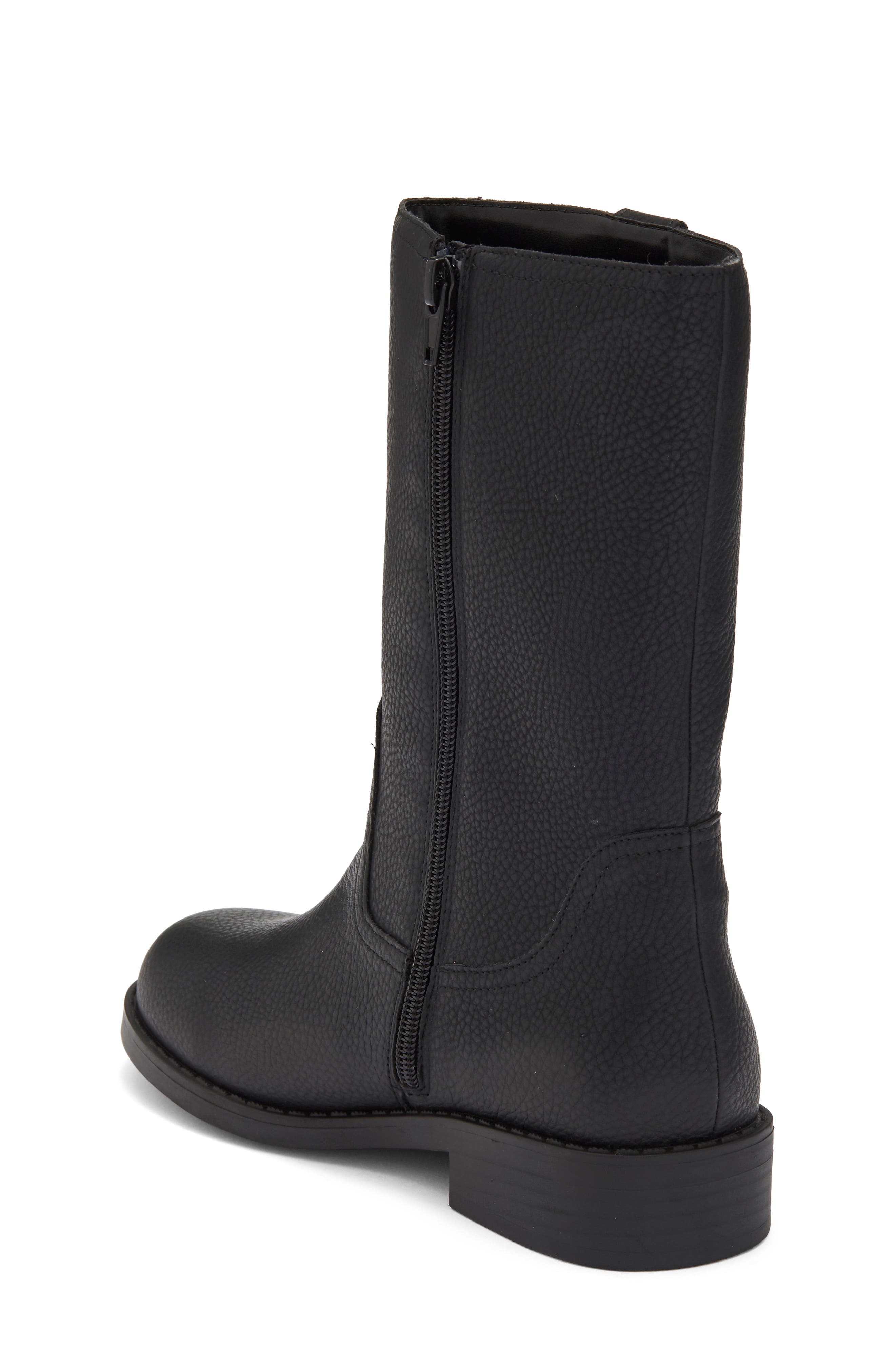 Kids' Maycey Tall Boot, Alternate, color, BLACK