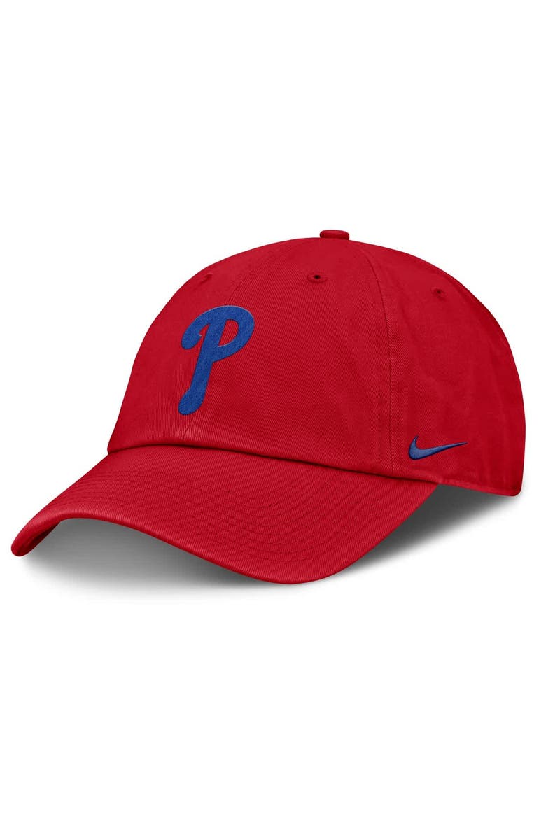 Nike Men's Nike Red Philadelphia Phillies Club Adjustable Hat, Main, color, Red