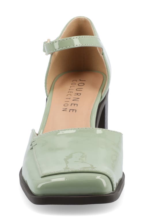 JOURNEE COLLECTION JOURNEE COLLECTION EVANGELINE BLOCK HEEL PUMP 