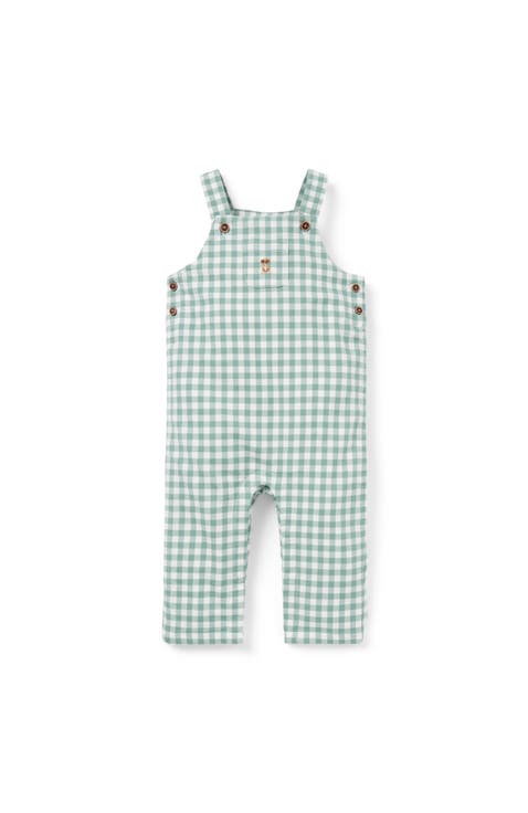 Baby Gingham Dog Overall (Infant)