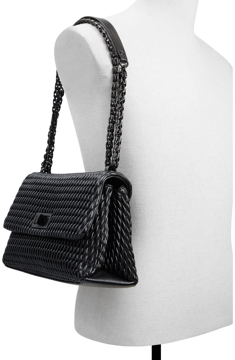 ALDO Eloyse Quilted Faux Leather Convertible Crossbody Bag, Alternate, color,