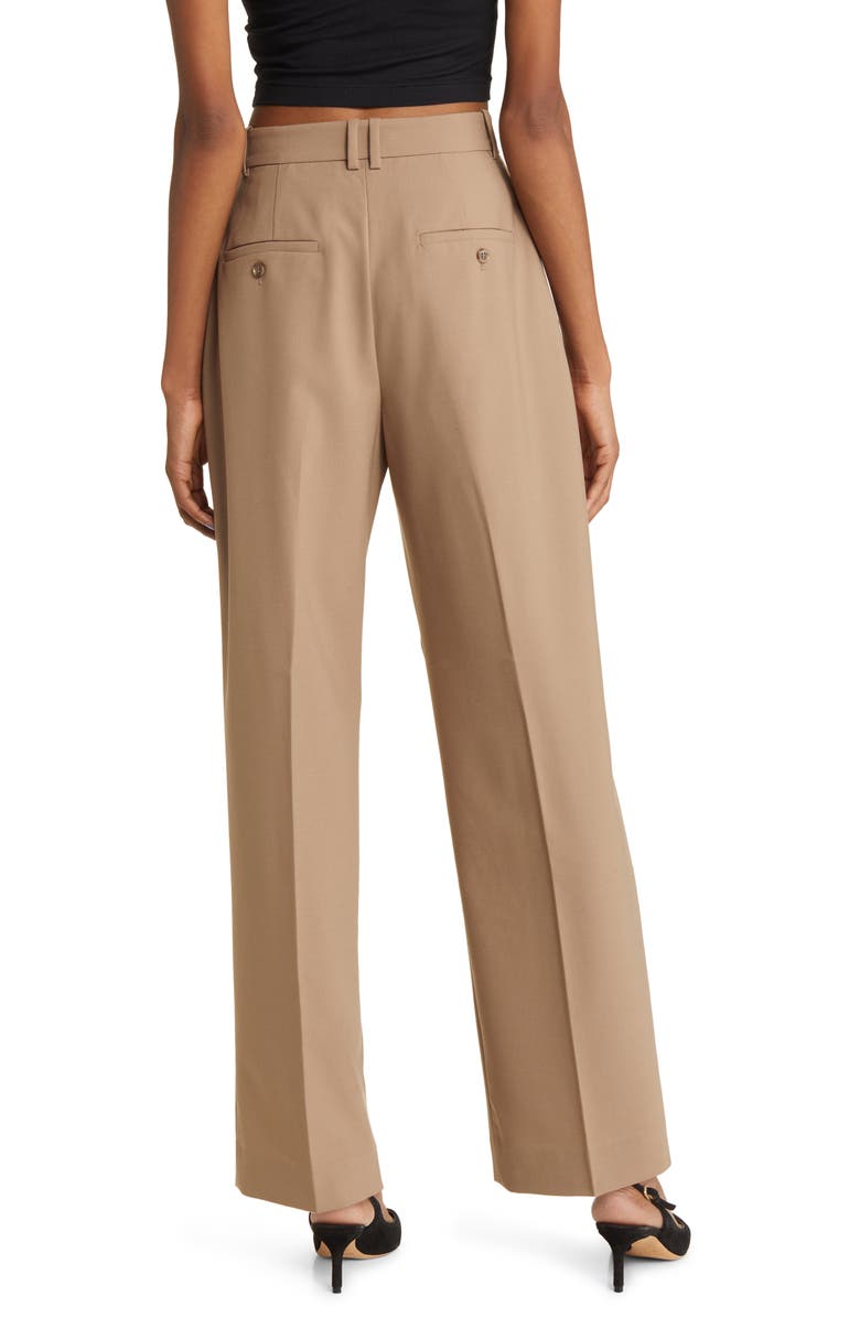 & Other Stories Wide Leg Wool Blend Pants, Alternate, color, 