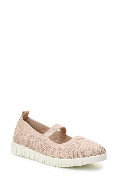 Flexible Mary Jane Slip On Flat (Women)