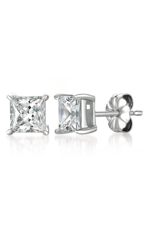 Cubic Zirconia Stud Earrings