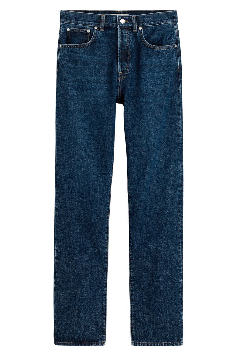 The Longline Straight Jeans, Alternate, color, MCKINNEY WASH