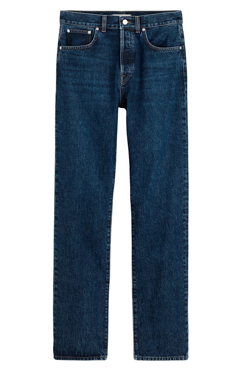 Madewell The Longline Straight Jeans, Alternate, color, Mckinney Wash