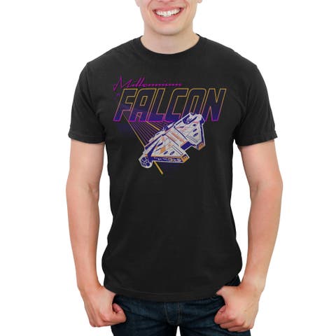 Men's Star Wars Retro Millennium Falcon Race  Graphic T-Shirt