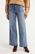 FRAME The Bardot High Waist Wide Leg Jeans