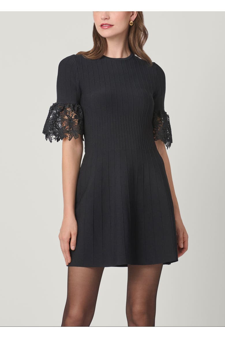 Aria Courcheval Knit Dress, Main, color, Jet