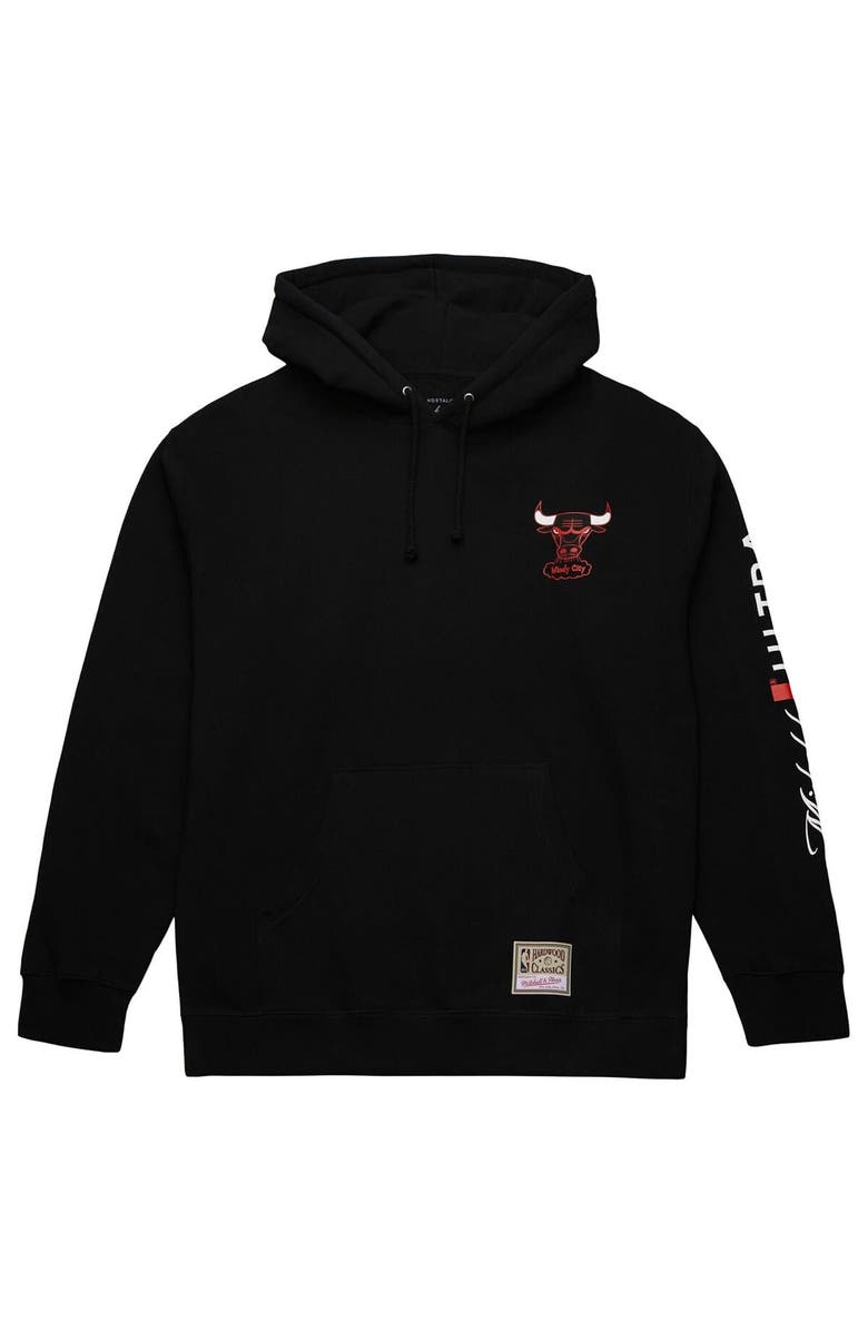Mitchell & Ness Men's Mitchell & Ness Black Chicago Bulls NBA x Michelob Ultra Swish & Sip Pullover Hoodie, Alternate, color, Black