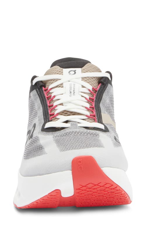 On Cloudsurfer Next Running Shoe In Black/white