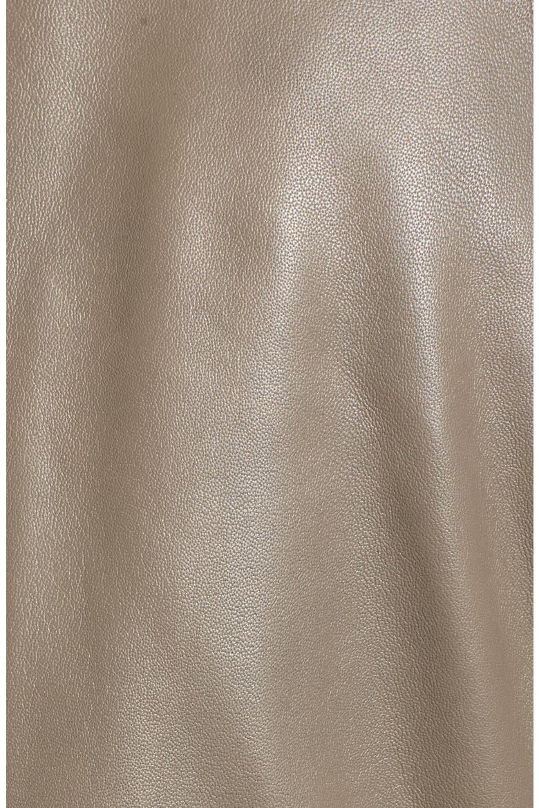 LEATHER COAT, Alternate, color, PALE GREY