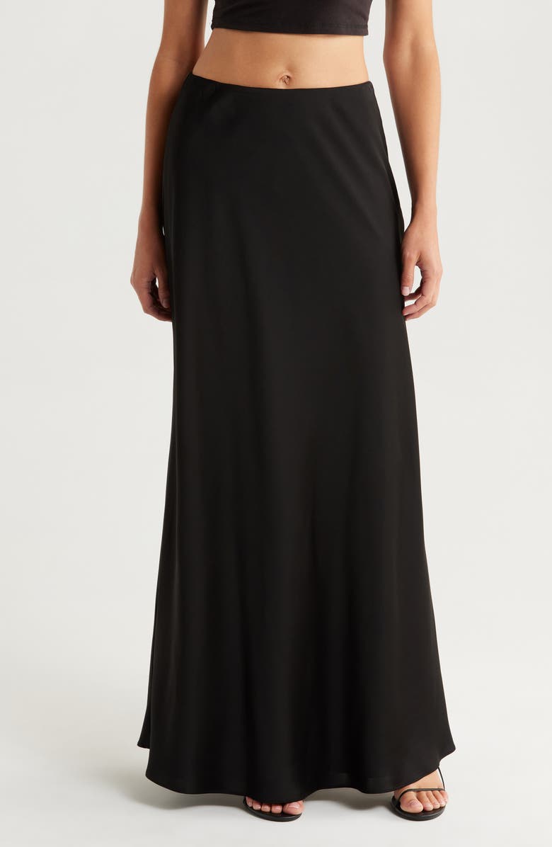 Simkhai Kiri Bias Maxi Skirt, Main, color, Black