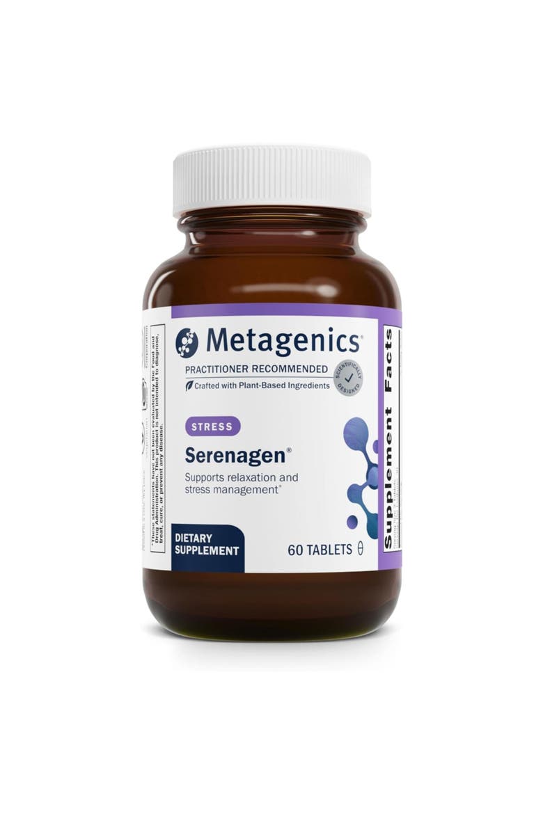 Serenagen Herbal Stress Management Supplement Tablets 60 Tablets, Main, color, None
