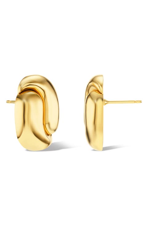 Holos 18K Gold Hug Earrings