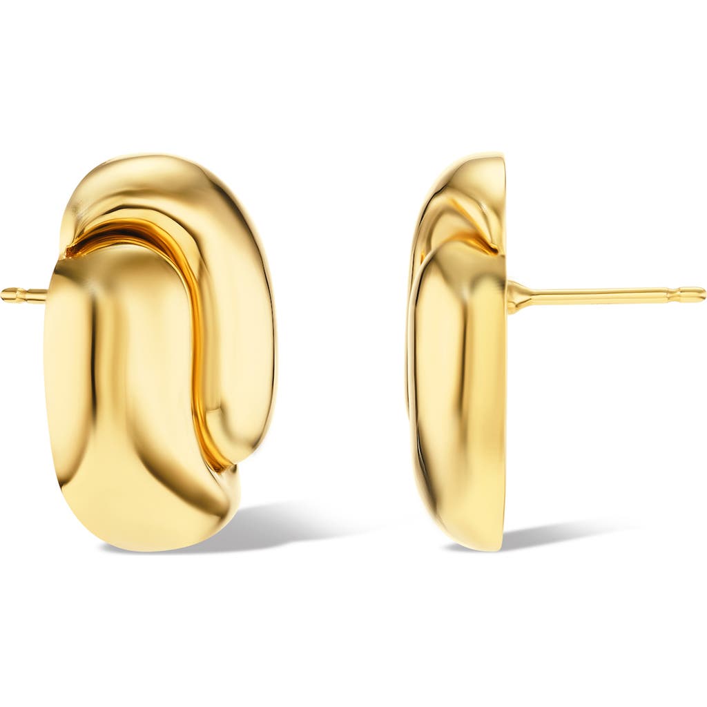 Pamela Zamore Holos 18k Gold Hug Earrings In Gold