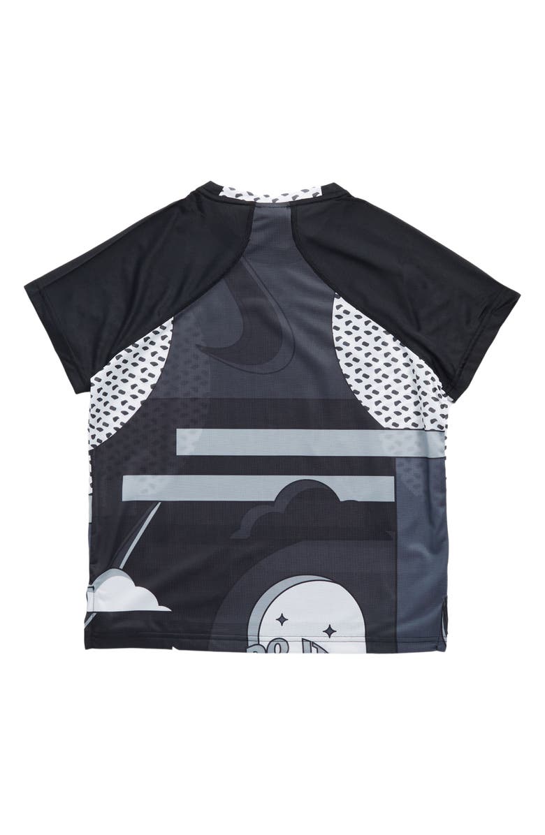 Nike Kids' Allover Logo T-Shirt, Alternate, color, 