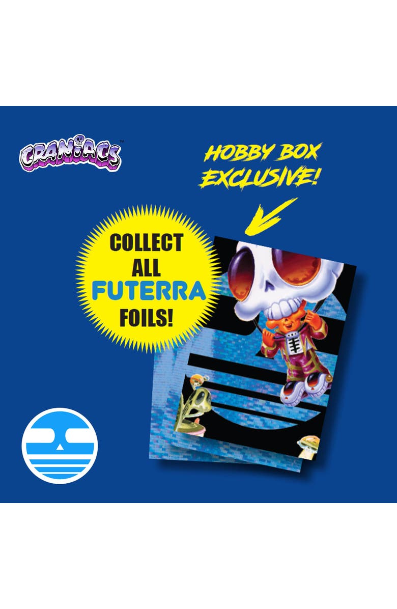 Ira Friedman Enterprises LLC Craniacs Trading Cards Series One Hobby Box | 24 Packs Per Box, Alternate, color, Blue