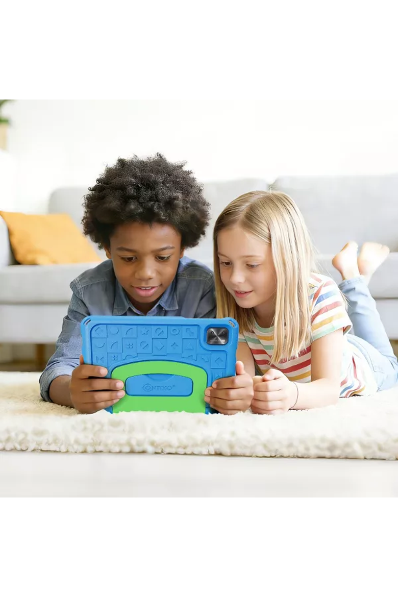 7" Android 15 Tablet with Kids Stand Case, Alternate, color, Blue