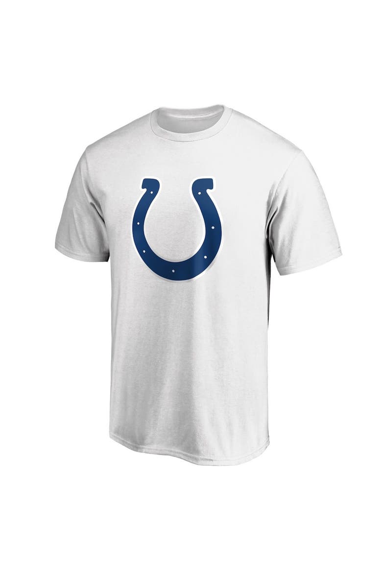 Men's Fanatics Branded White Indianapolis Colts Primary Logo Team T-Shirt, Alternate, color, White