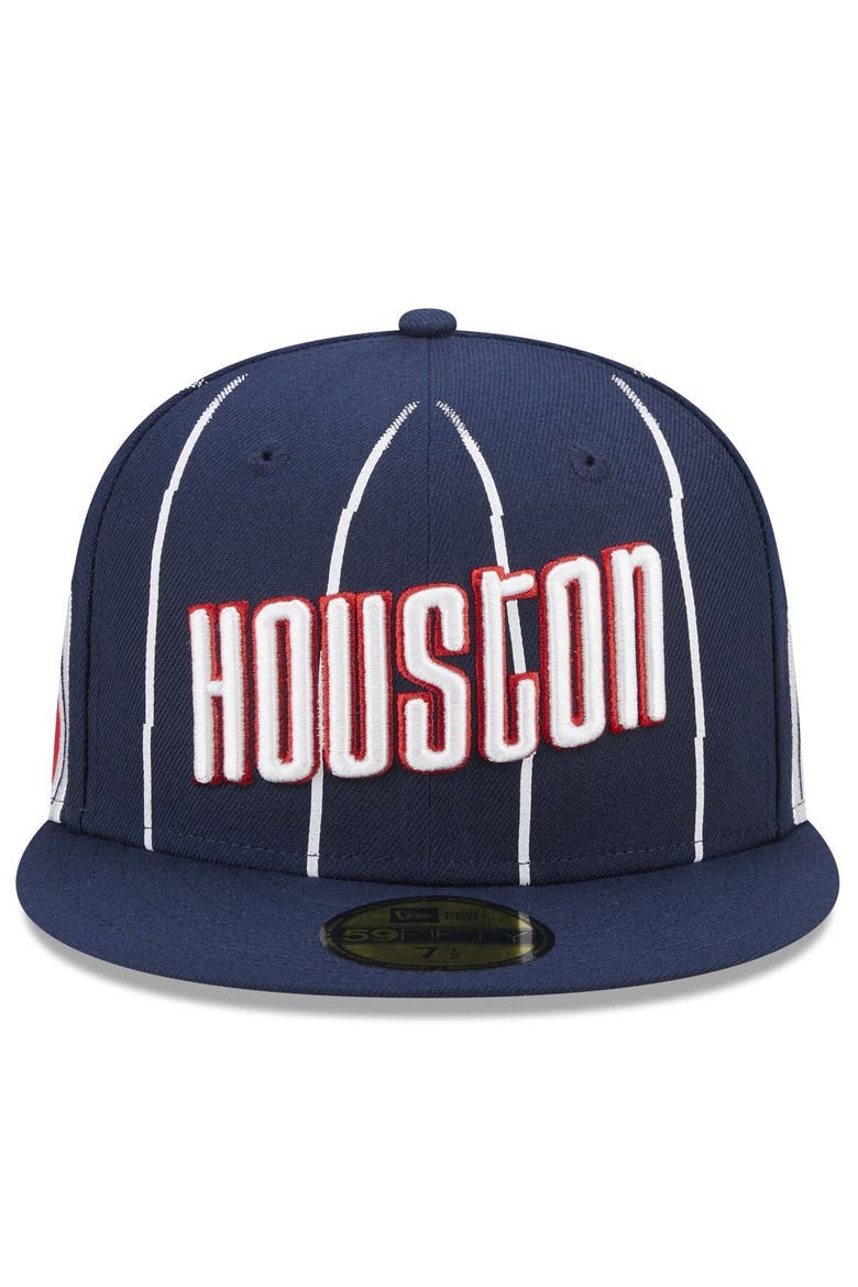 Men's New Era  Navy Houston Rockets 2022/23 City Edition Official 59FIFTY Fitted Hat, Alternate, color, Navy