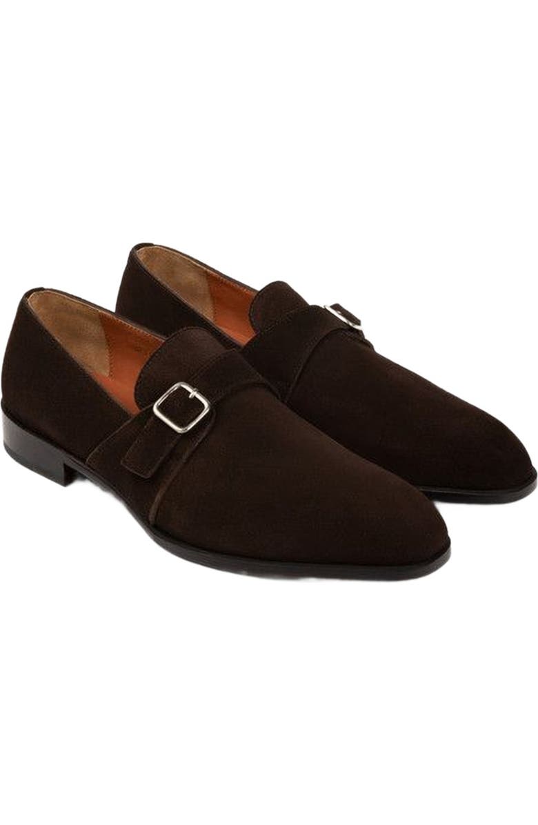 Anthony Veer Dunhill Single Monk, Alternate, color, Tobacco Velvet Brown