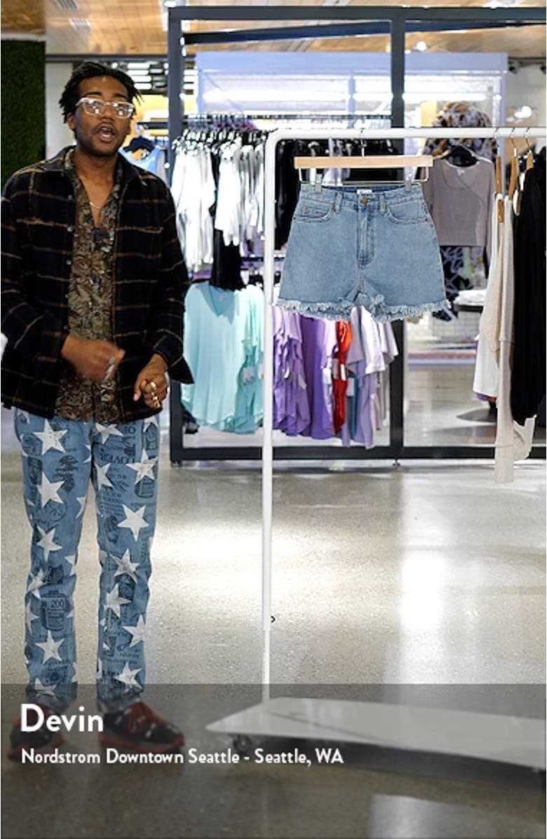 So Cheeky High Waist Denim Shorts, sales video thumbnail