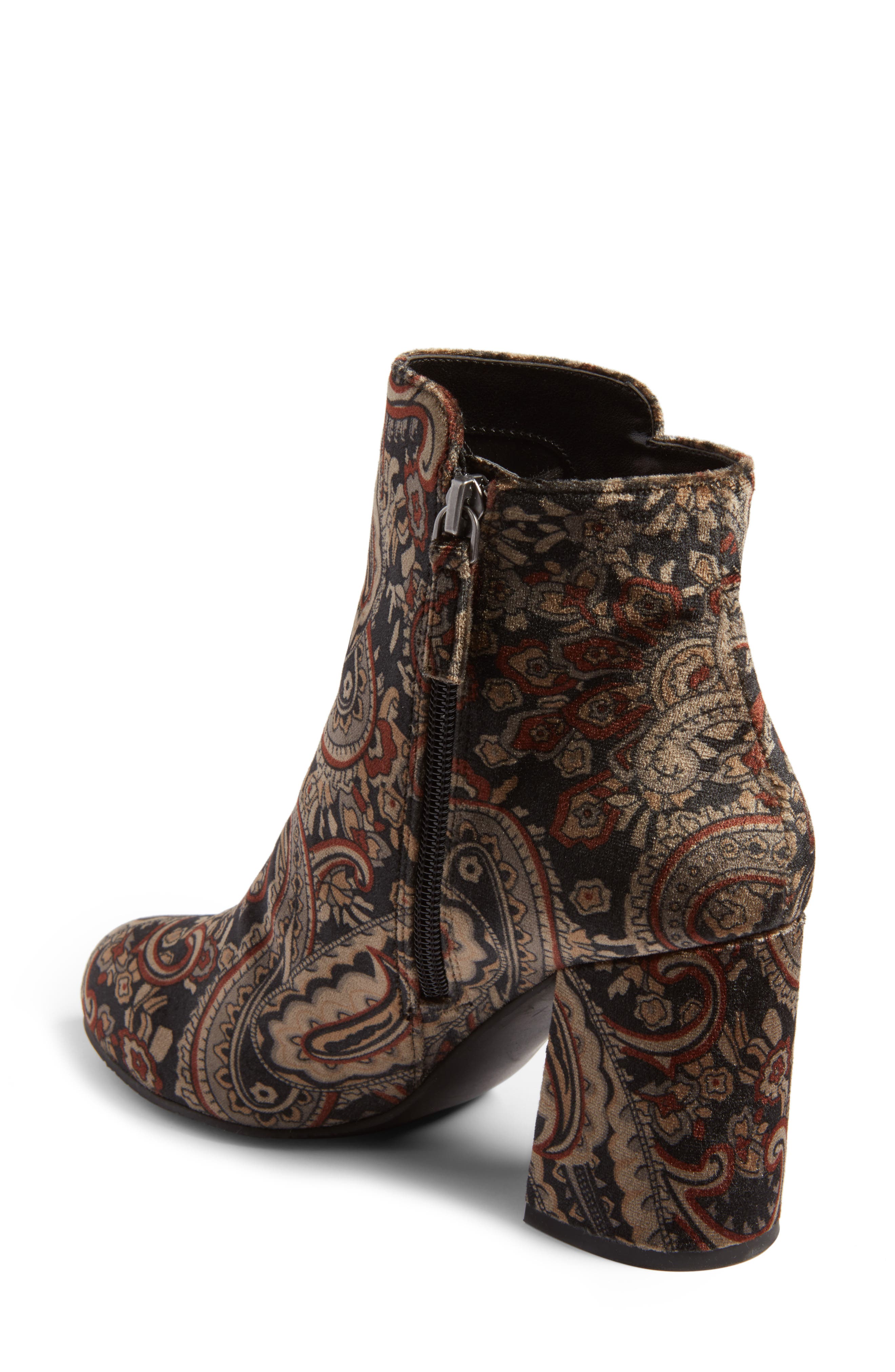 BP. Kolo Paisley Velvet Bootie, Alternate, color, 