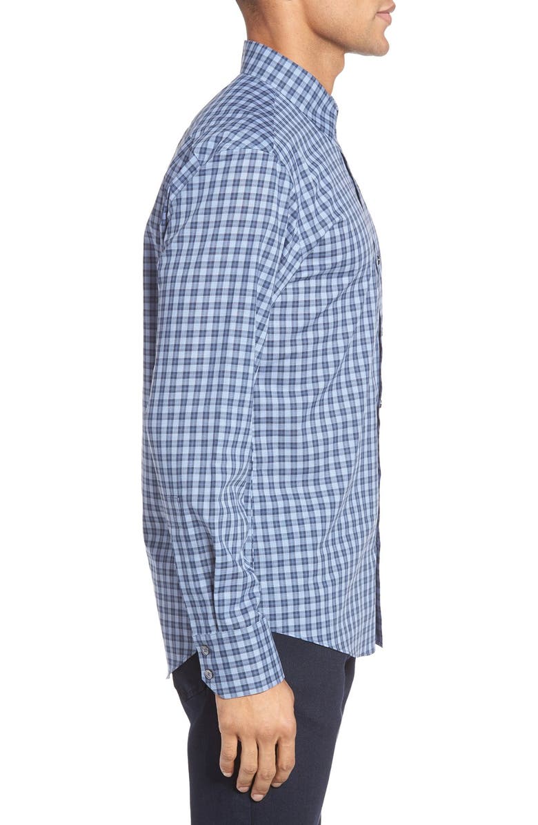 Zachary Prell Gusta Trim Fit Plaid Sport Shirt, Alternate, color, 