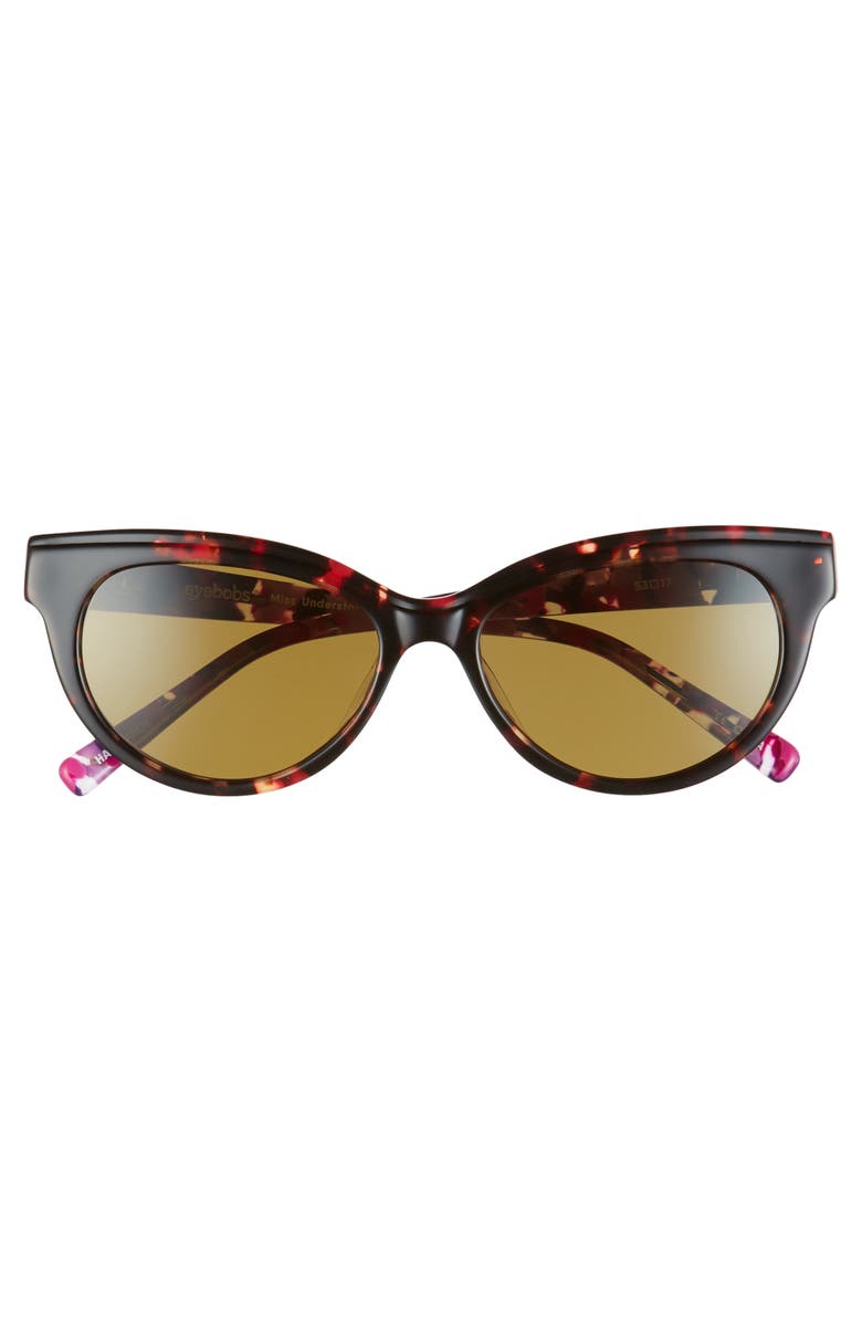 eyebobs Miss Understood 53mm Polarized Cat Eye Sunglasses, Alternate, color, 