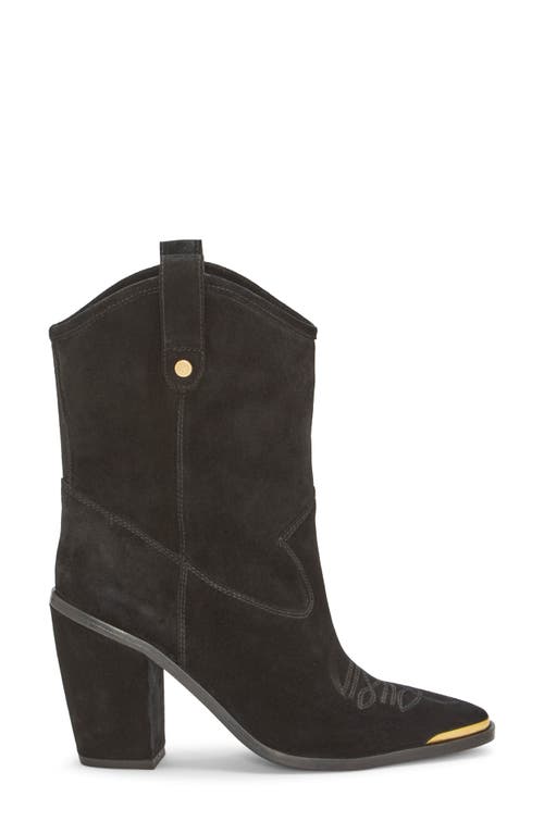 Vince Camuto Abel Western Boot In Black