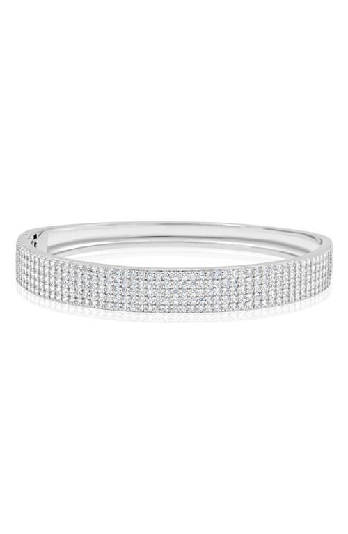 Shymi Women's Five Row Pave Bangle - Silver In Silver