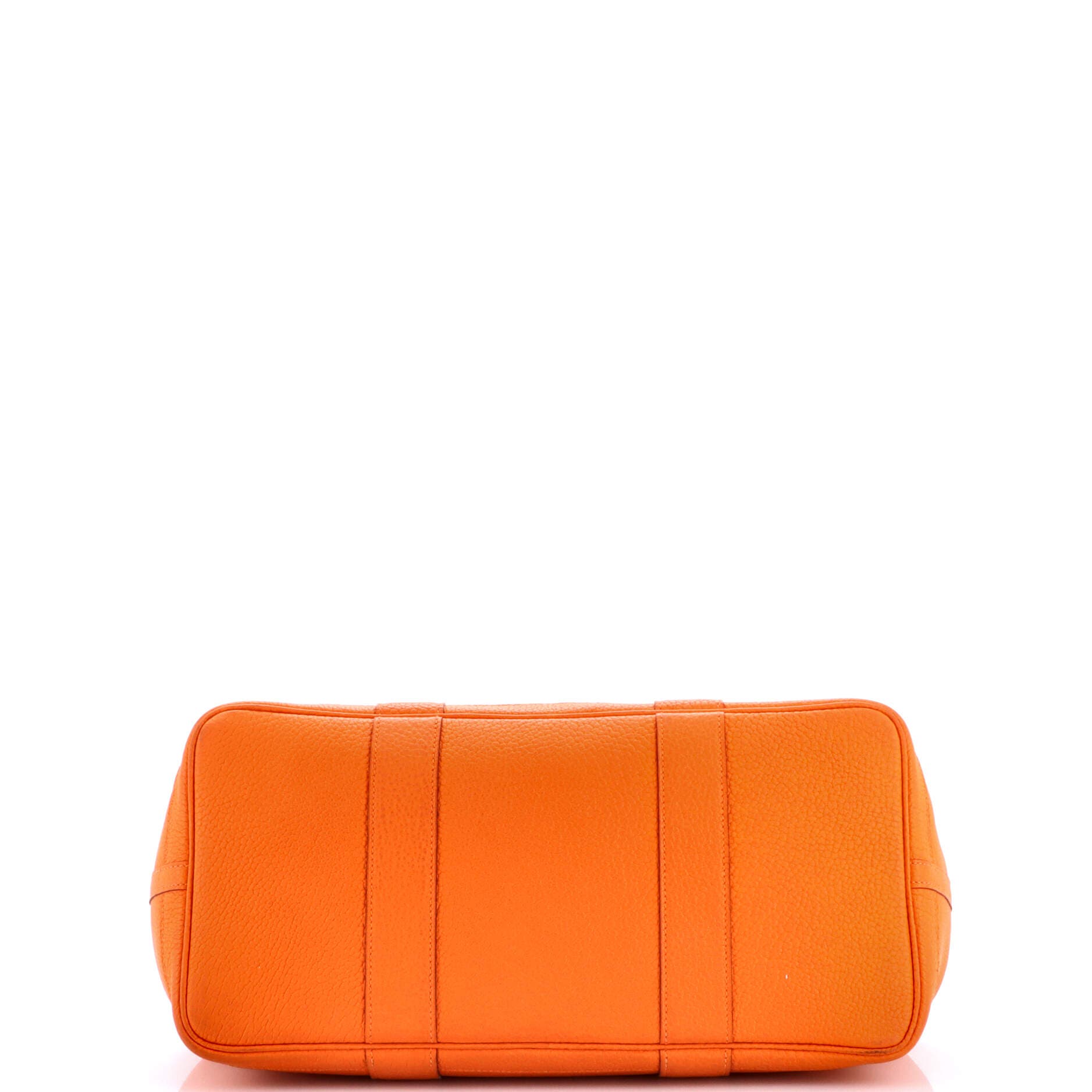 Garden Party Tote Leather with Printed Interior 36, Alternate, color, Orange