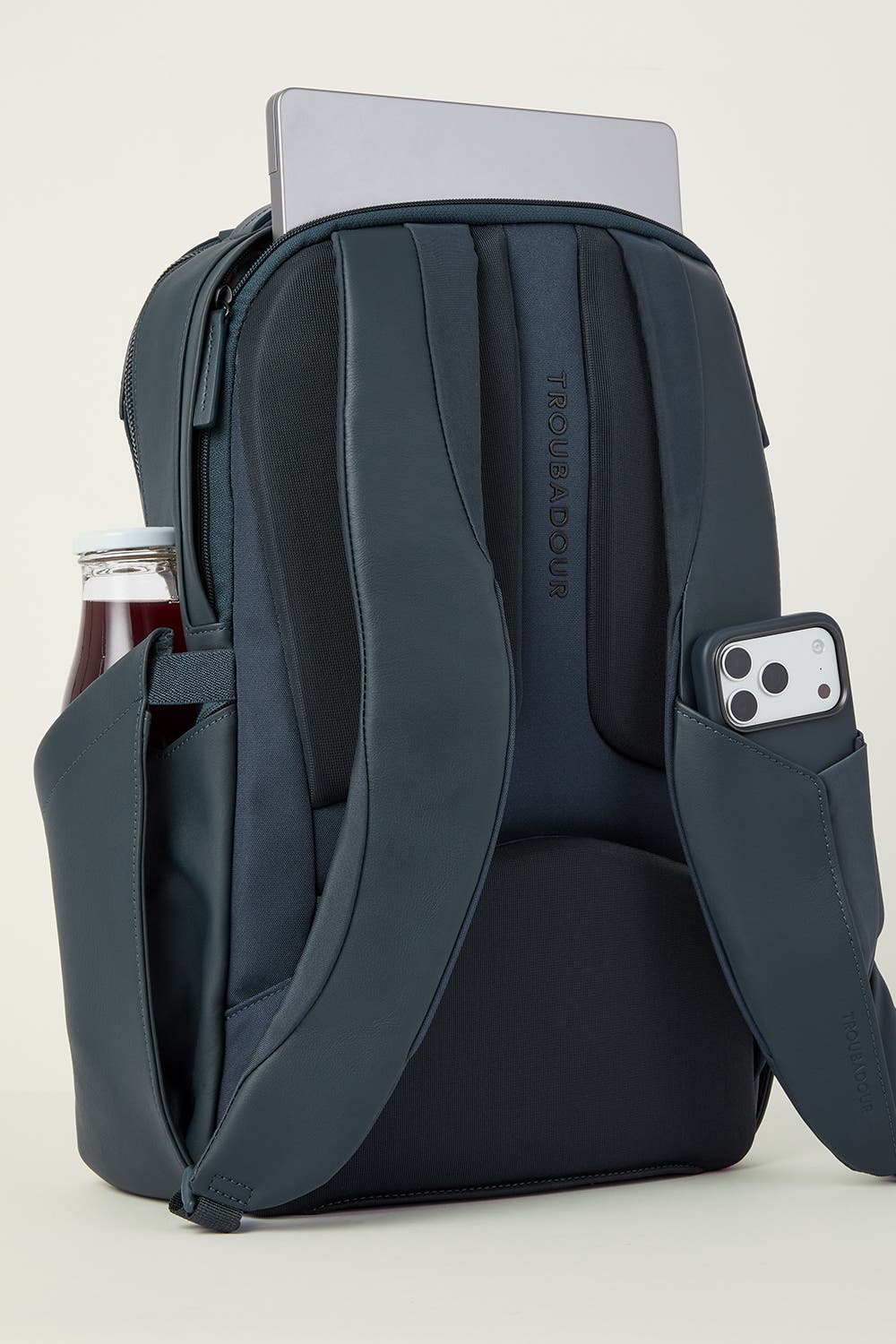 Apex Leather Backpack, Alternate, color, Basalt Blue