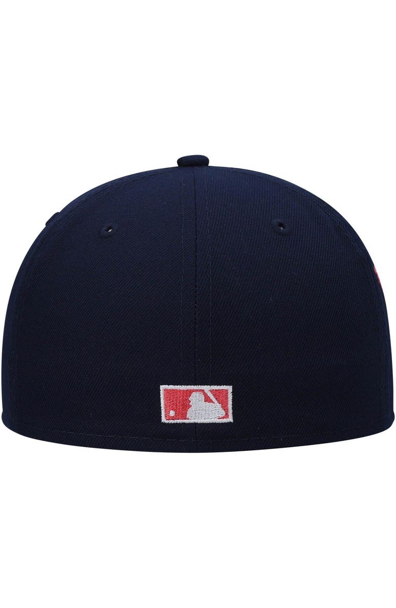 New Era Men's New Era Navy San Francisco Giants 2010 World Series Lava Undervisor 59FIFTY Fitted Hat, Alternate, color, 