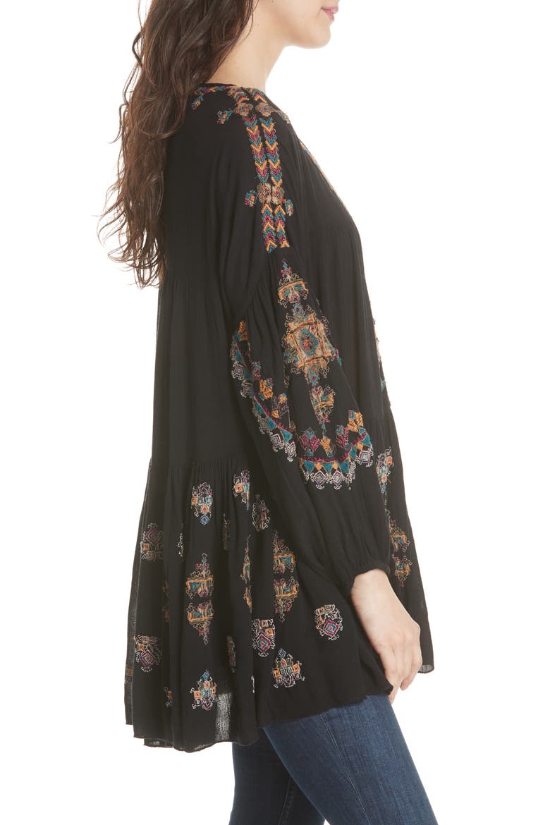 Arianna Tunic, Alternate, color, BLACK