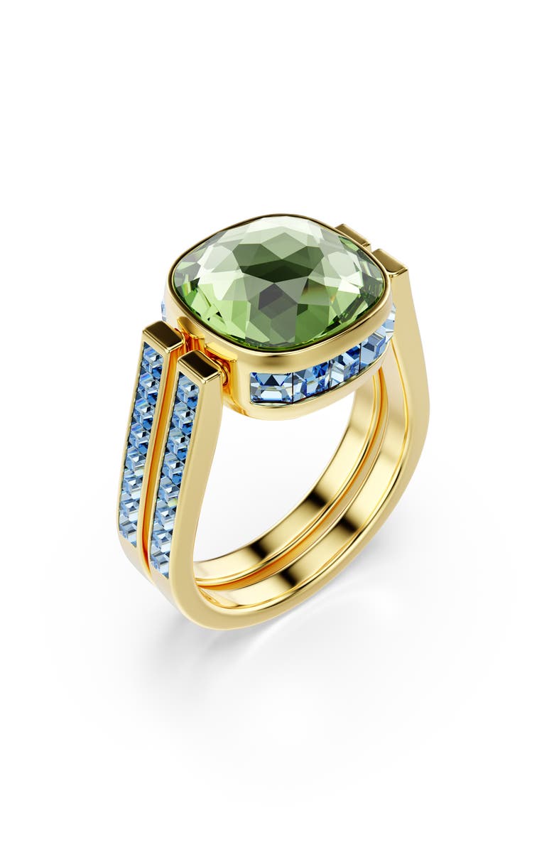 Swarovski Chroma Twist Ring, Alternate, color, Pink/ Green/ Blue Multi