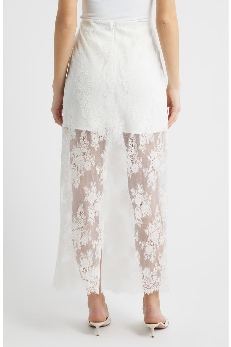 The Olympia Lace Maxi Skirt, Alternate, color, WHITE