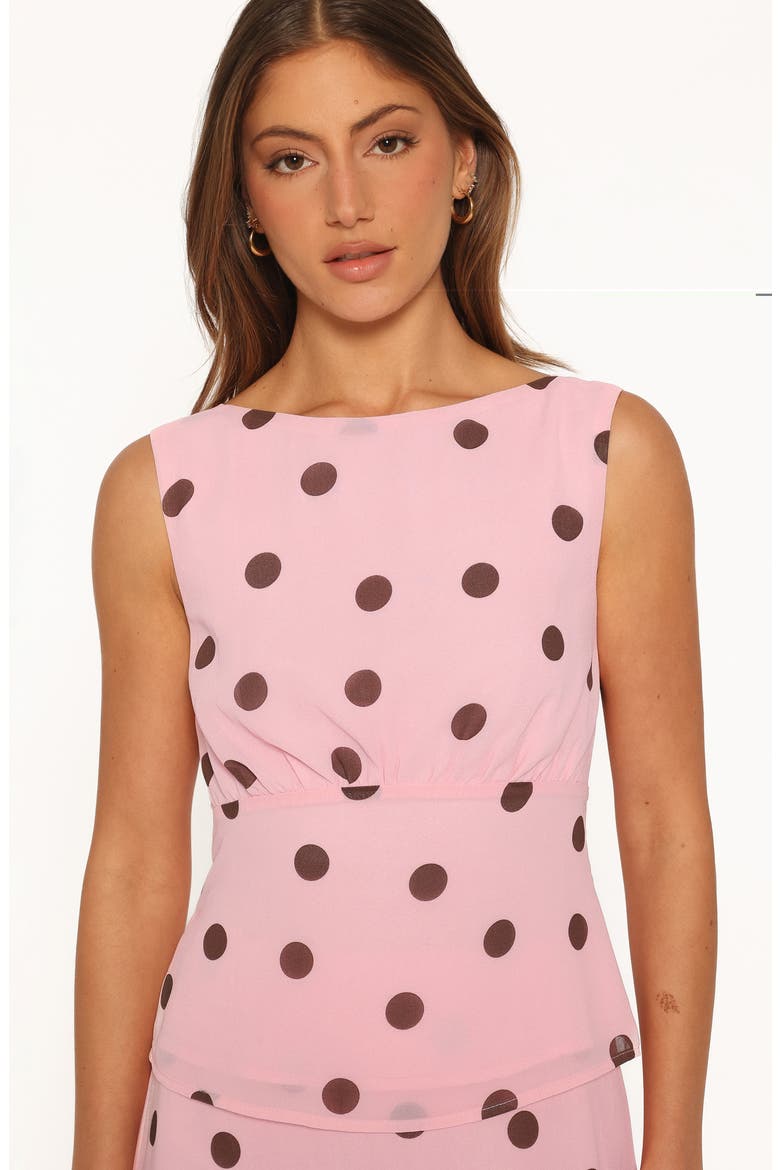 Ricky Polka Dot Skirt Set, Alternate, color, PINK POLKA DOT