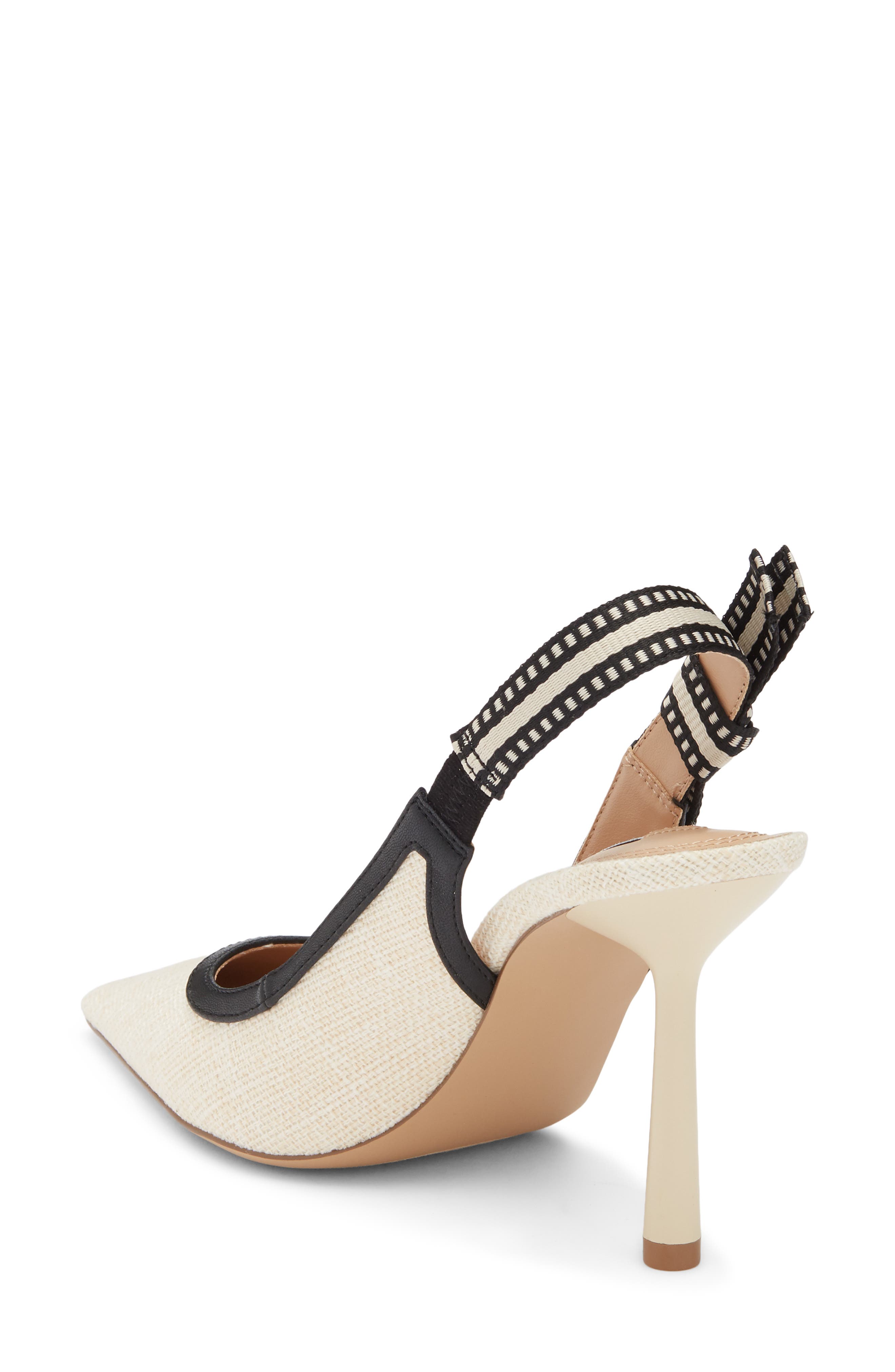 Steve Madden Stefani Slingback Pump, Alternate, color, Cream Multi