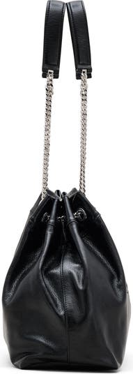 ショルダーバッグ・ポシェット Marc Jacobs The Chain Sack Shoulder Bag - Leather - Black Marc Jacobs The Large Chain Sack Shoulder Handbag – ShopCGX