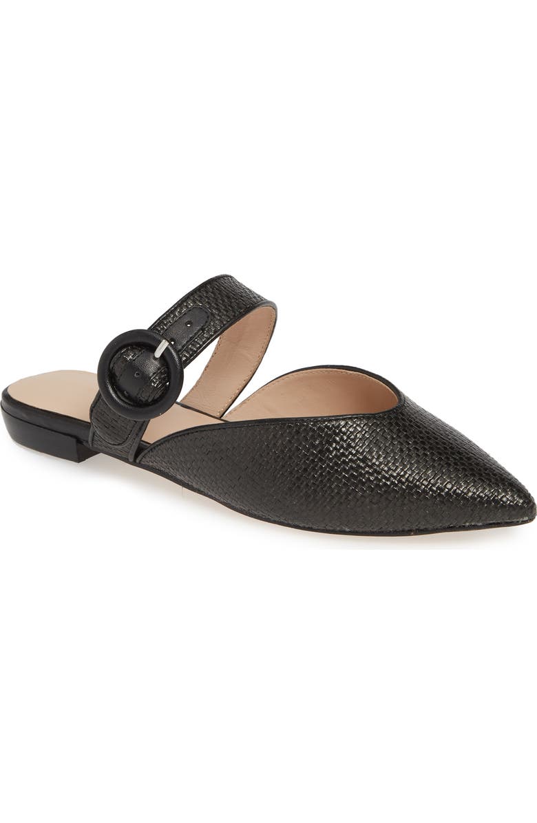 Something Navy Violet Raffia Mule, Main, color,