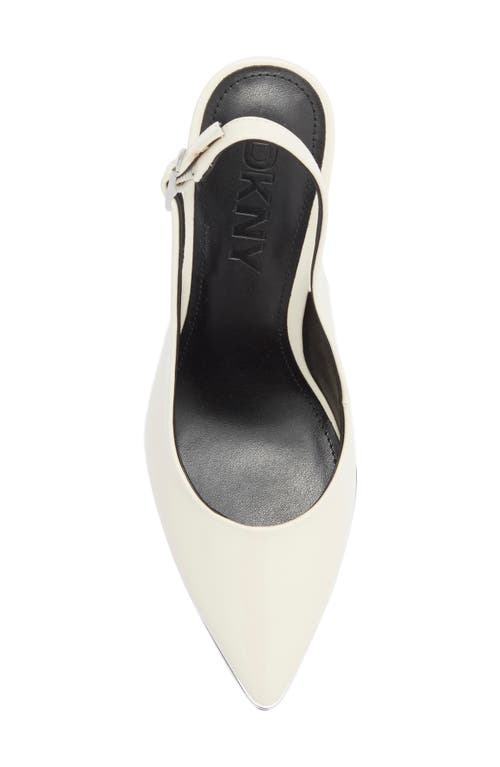 Dkny Preston Slingback Pump In White