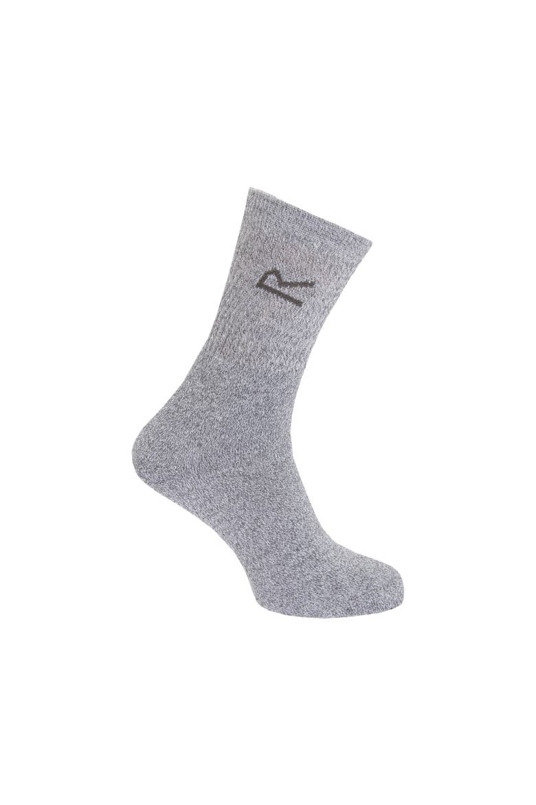 Great Outdoors Cotton Rich Casual Socks, Alternate, color, Gray Marl