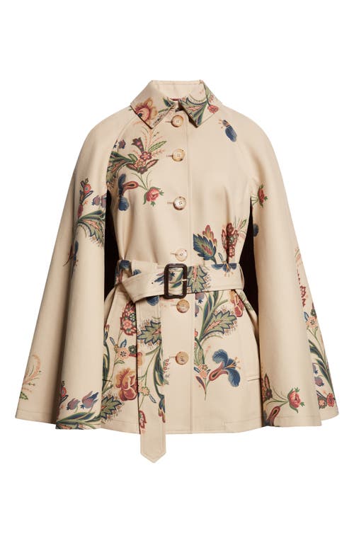Etro Cape In Neutral