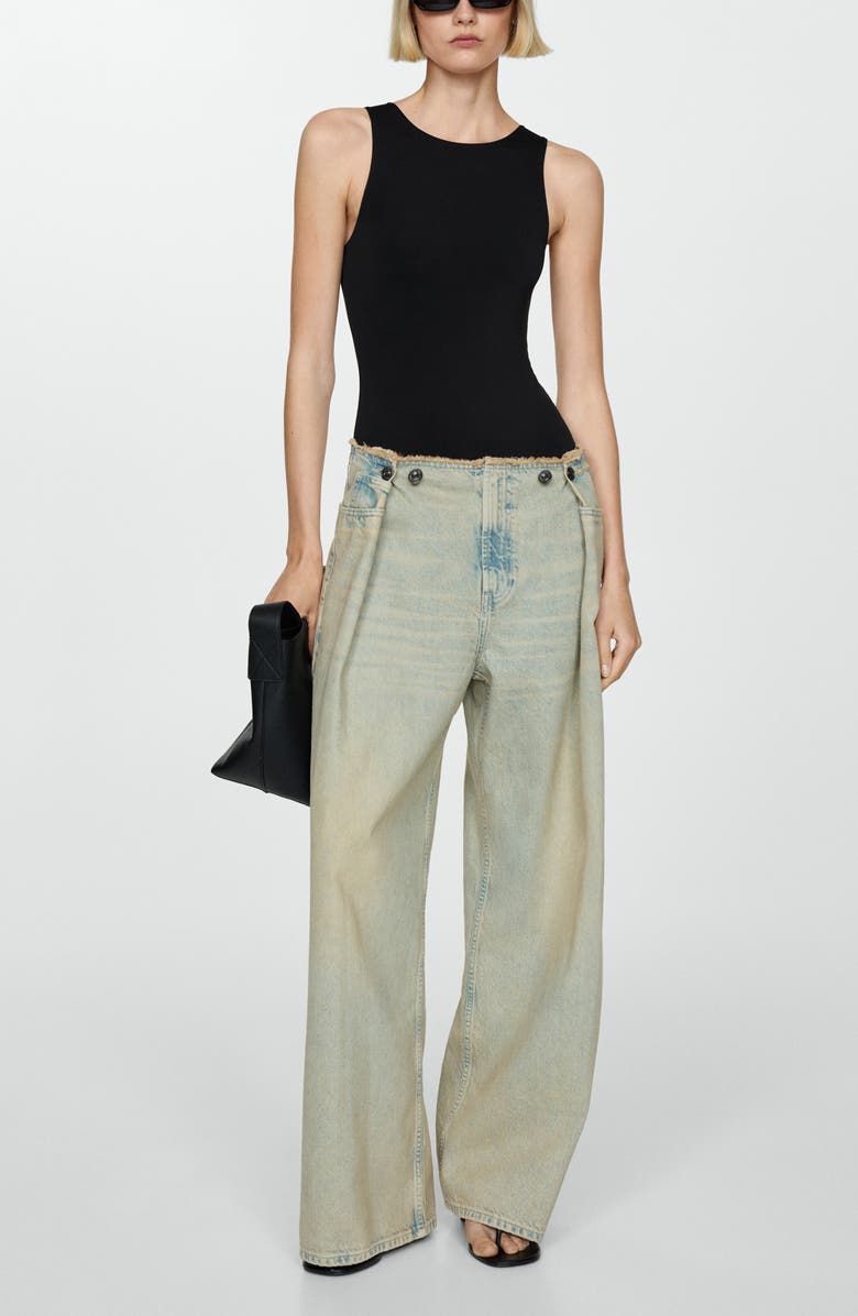 MANGO Sleeveless Bodysuit, Alternate, color, 