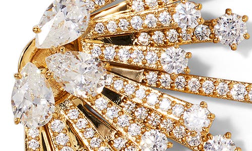 Nadri Starlet Cubic Zirconia Burst Jacket Earrings In Metallic