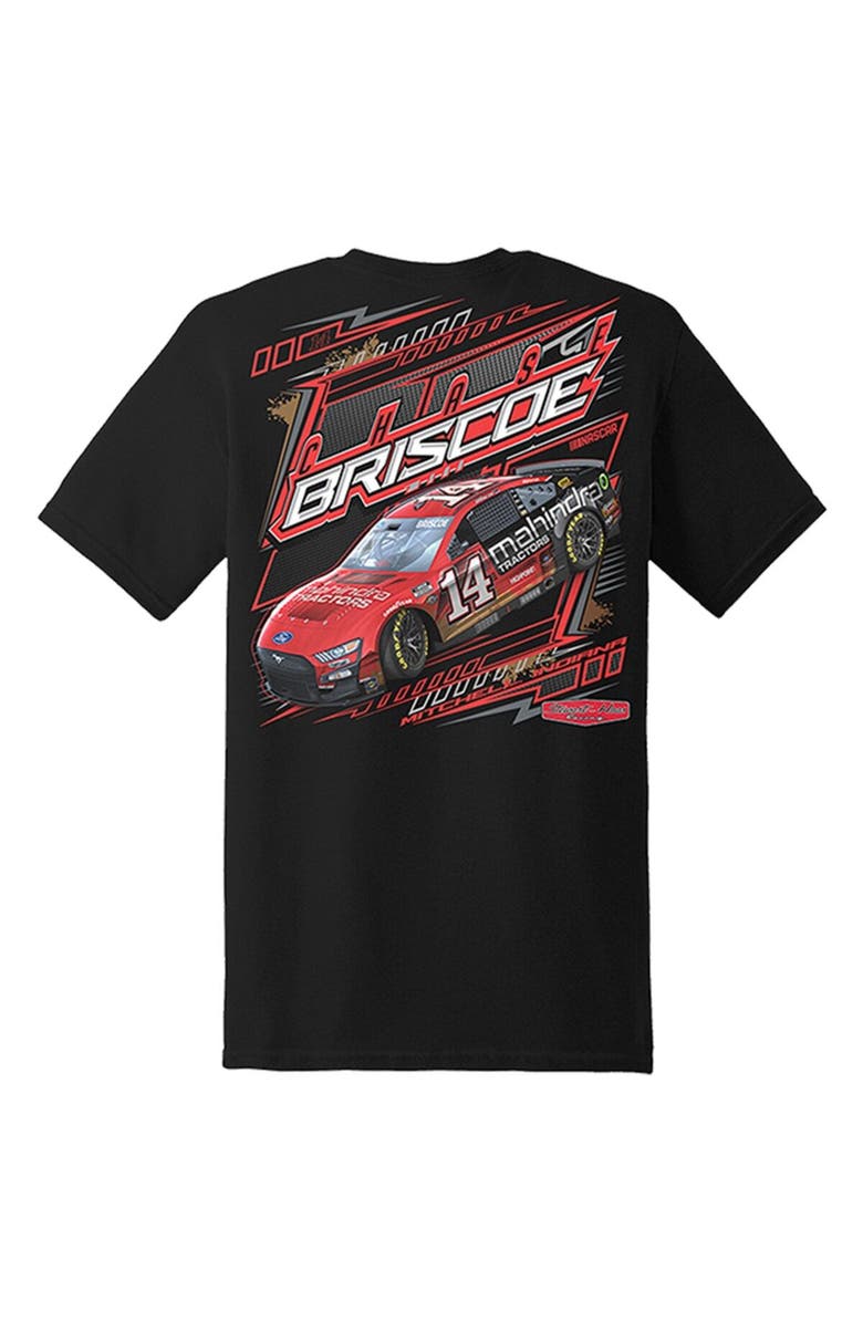 STEWART-HAAS RACING Men's Stewart-Haas Racing Team Collection Black Chase Briscoe 2023 #14 Mahindra T-Shirt, Alternate, color, Black