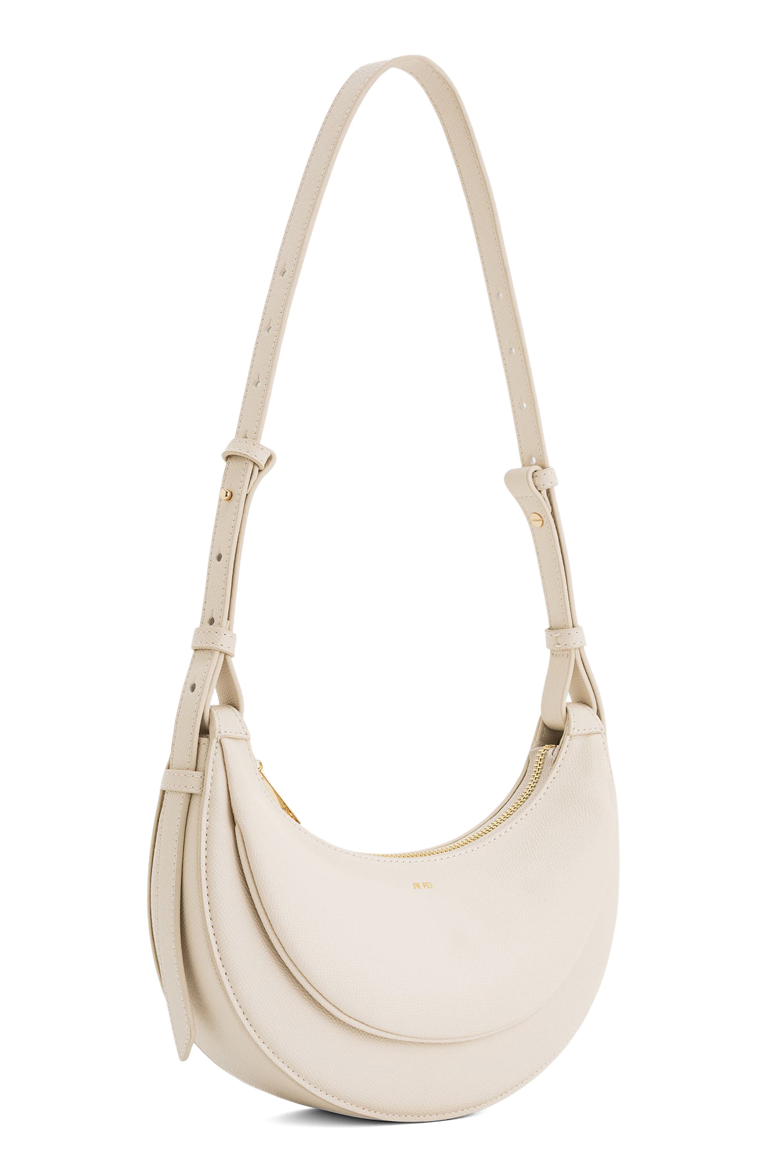 Sharon Faux Leather Crossbody Bag, Alternate, color, IVORY