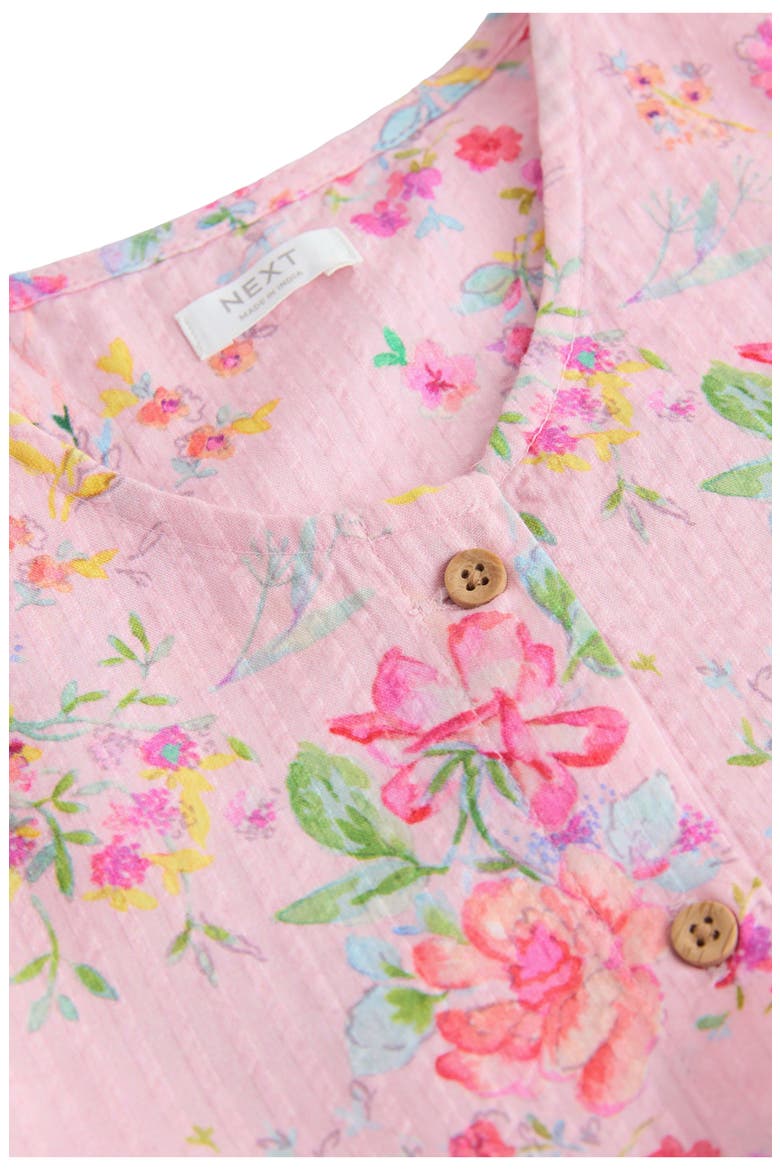 Kids' Floral Sleeveless Cotton Dress, Alternate, color, PINK